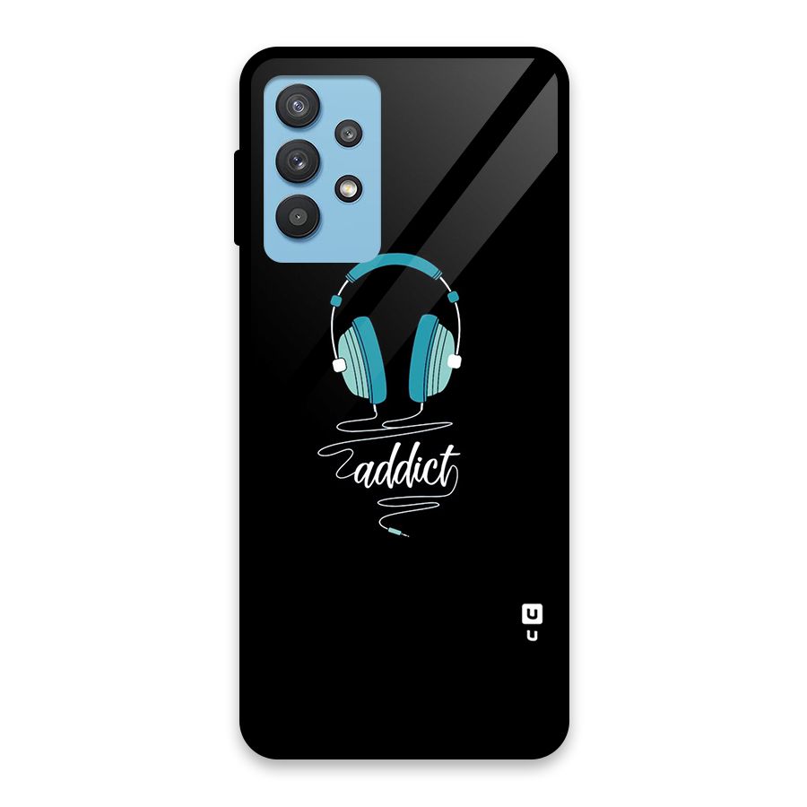 Music Addict Glass Back Case for Galaxy M32 5G