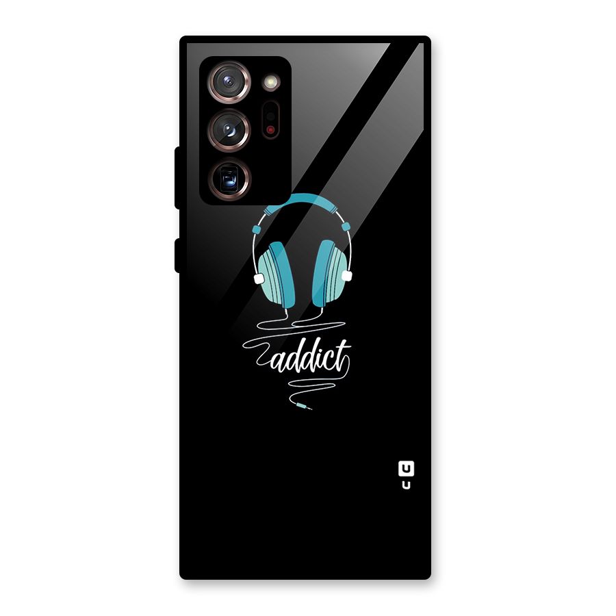 Music Addict Glass Back Case for Galaxy Note 20 Ultra
