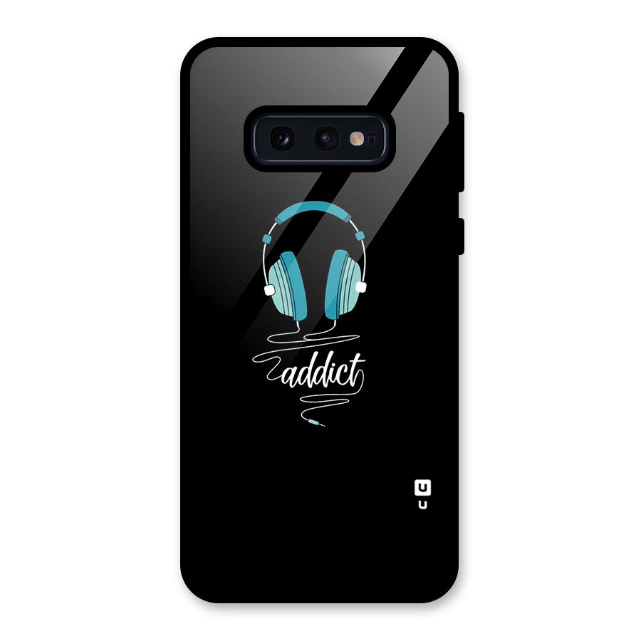 Music Addict Glass Back Case for Galaxy S10e