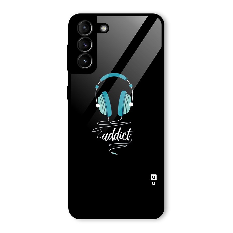 Music Addict Glass Back Case for Galaxy S21 Plus