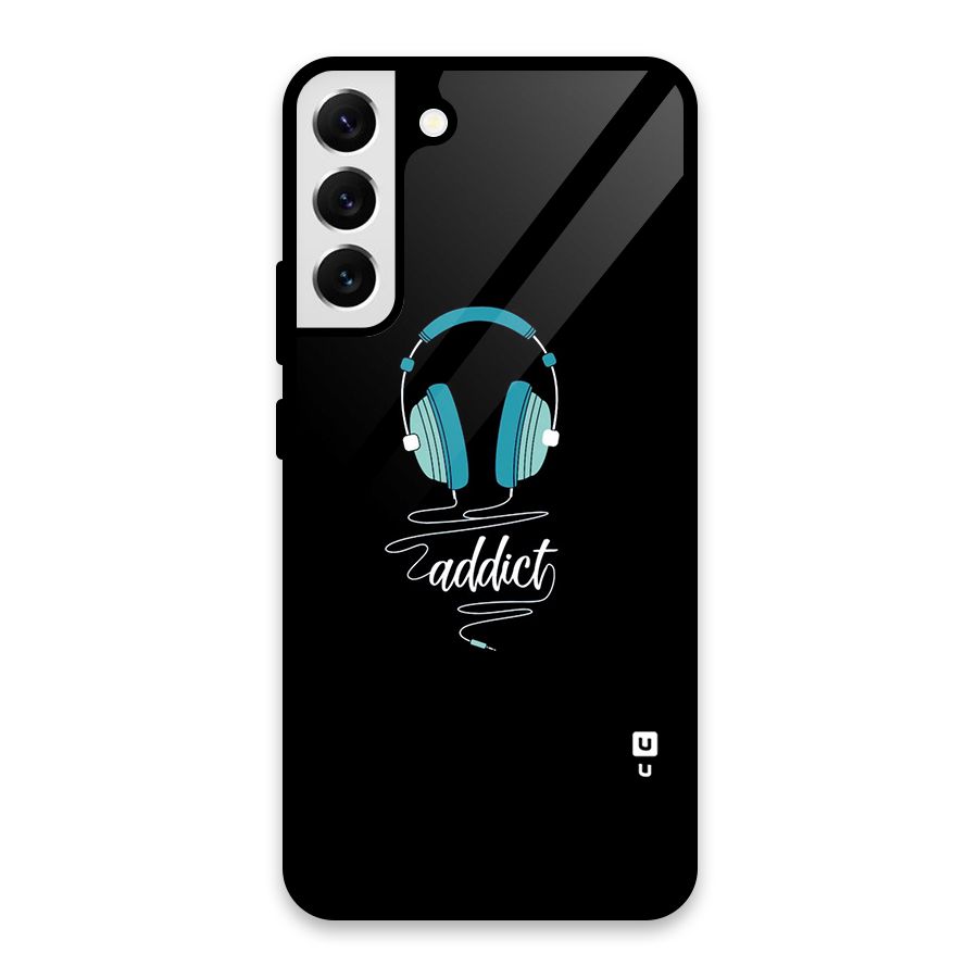 Music Addict Glass Back Case for Galaxy S22 Plus 5G
