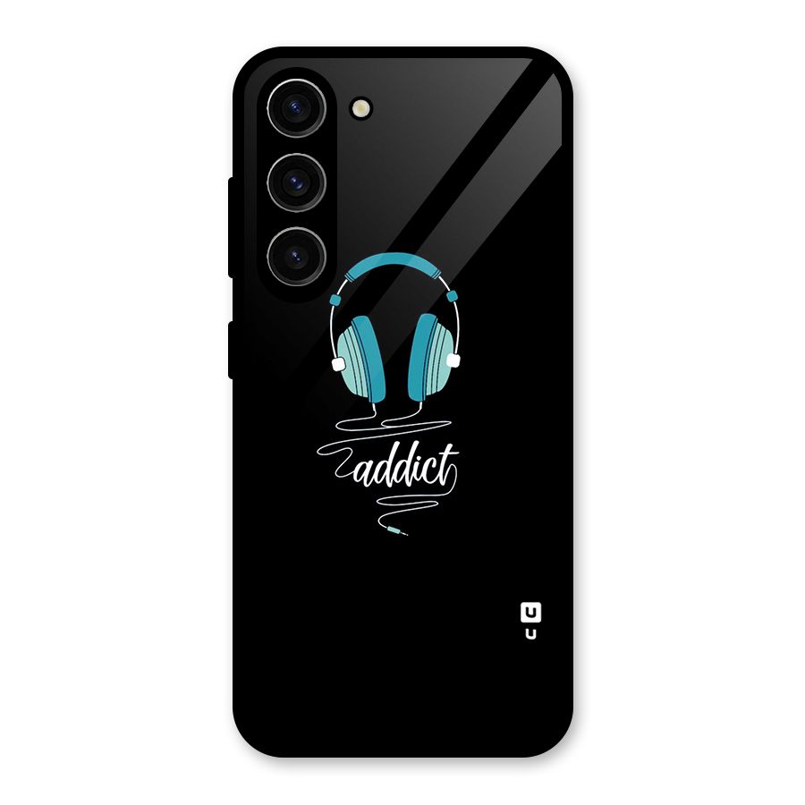 Music Addict Glass Back Case for Galaxy S23