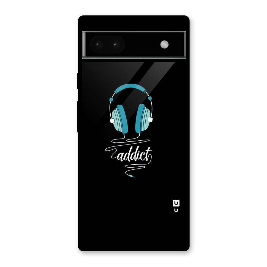 Music Addict Glass Back Case for Google Pixel 6a