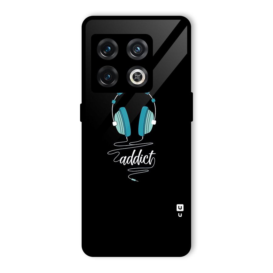Music Addict Glass Back Case for OnePlus 10 Pro 5G