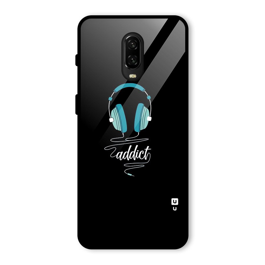 Music Addict Glass Back Case for OnePlus 6T