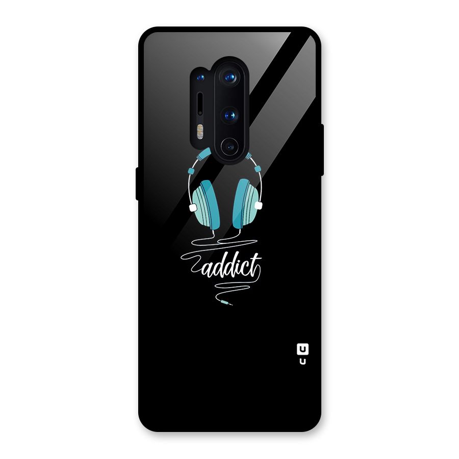 Music Addict Glass Back Case for OnePlus 8 Pro