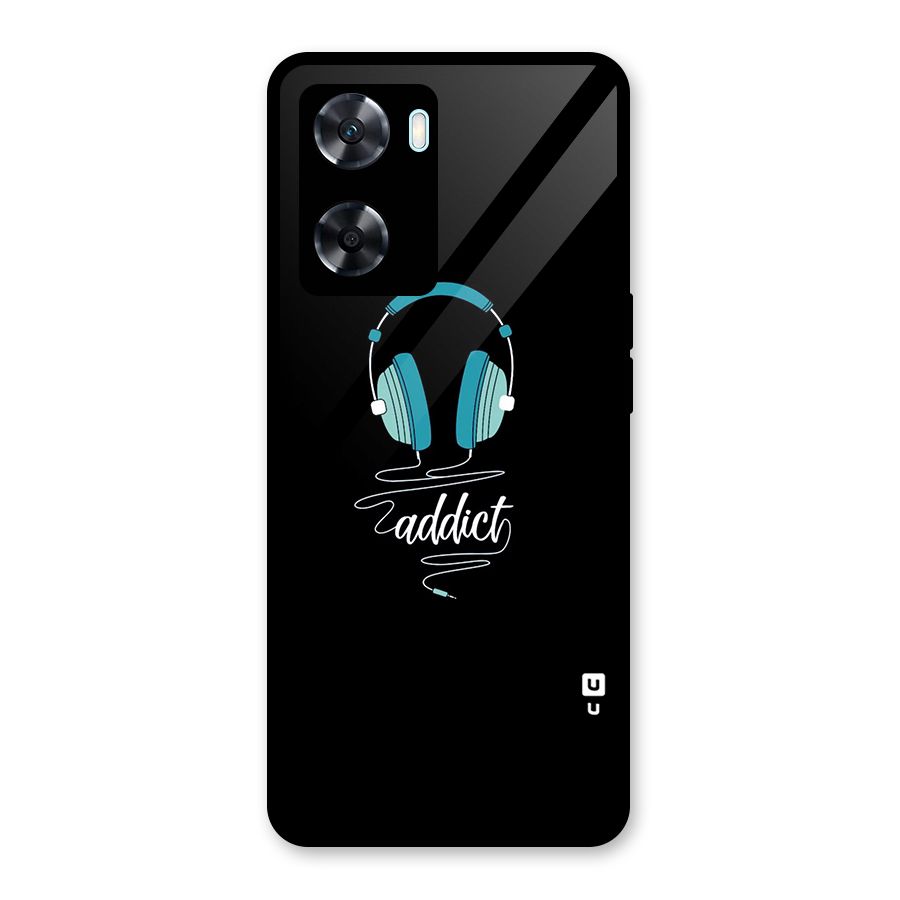 Music Addict Glass Back Case for Oppo A77