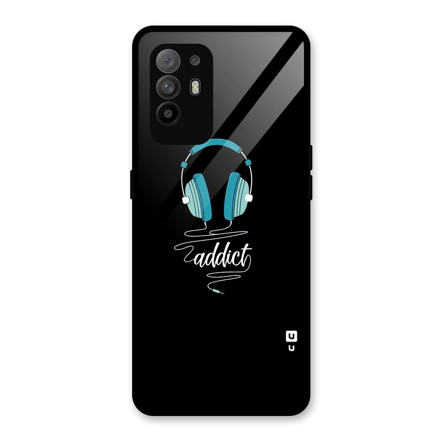 Music Addict Glass Back Case for Oppo F19 Pro Plus 5G