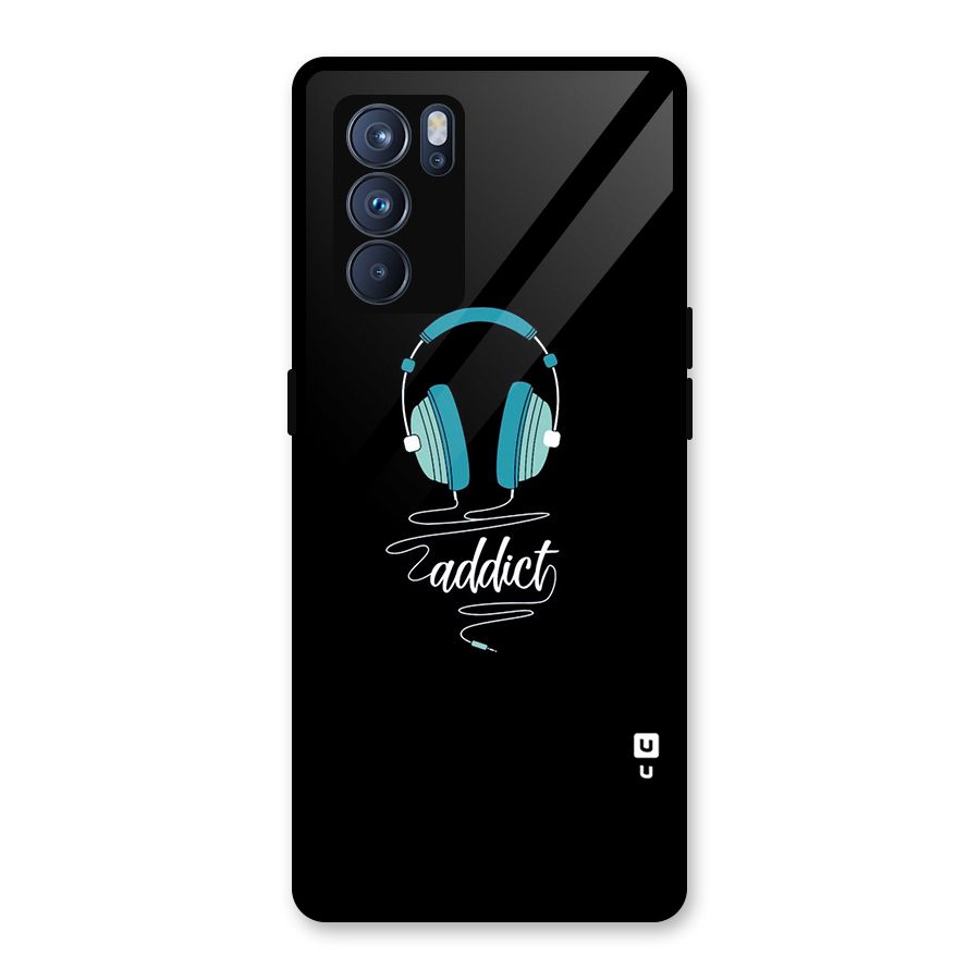 Music Addict Glass Back Case for Oppo Reno6 Pro 5G