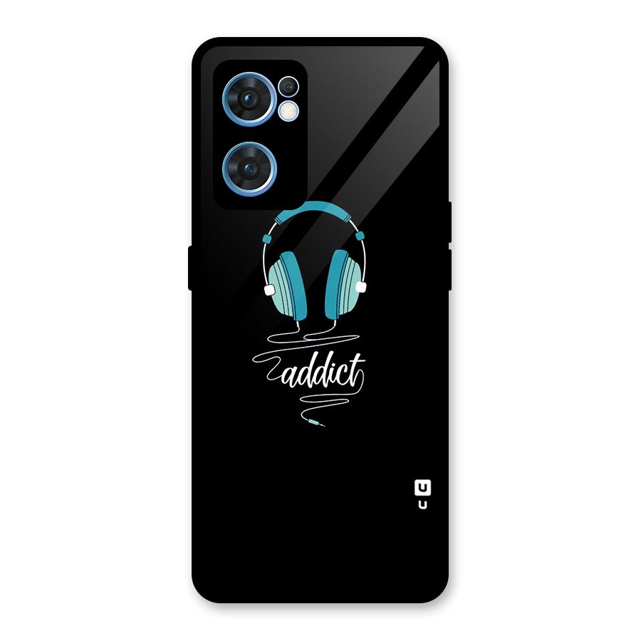 Music Addict Glass Back Case for Oppo Reno7 5G