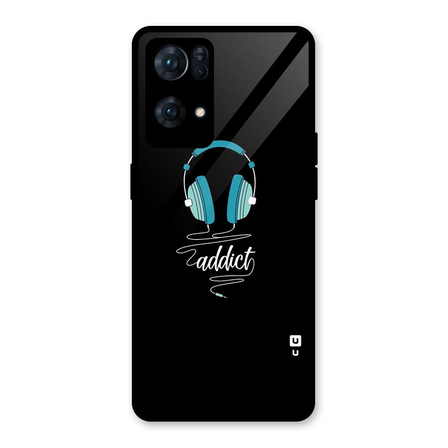 Music Addict Glass Back Case for Oppo Reno7 Pro 5G