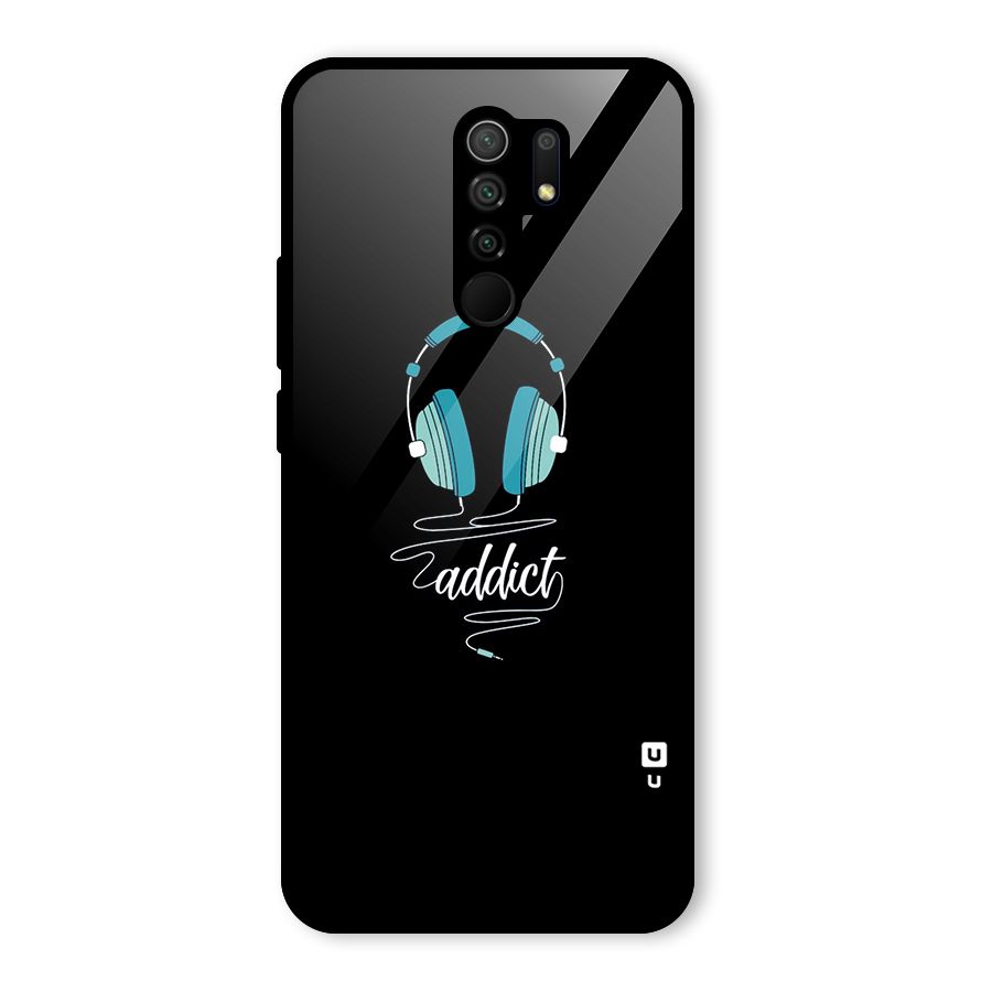 Music Addict Glass Back Case for Poco M2