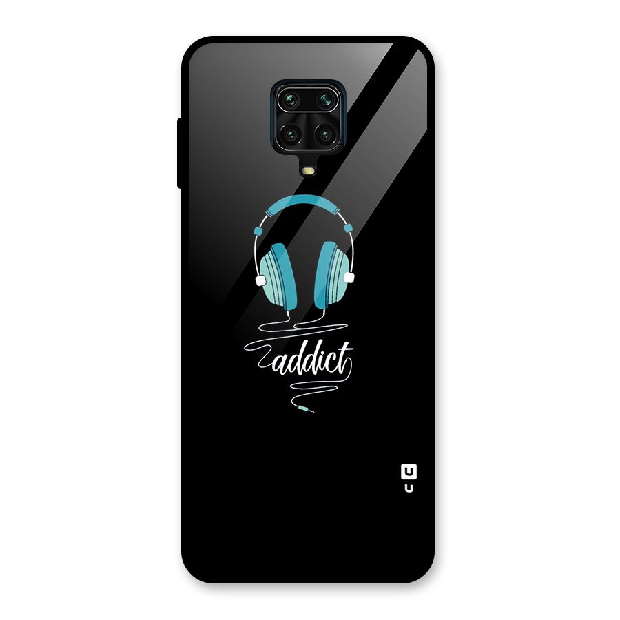 Music Addict Glass Back Case for Poco M2 Pro