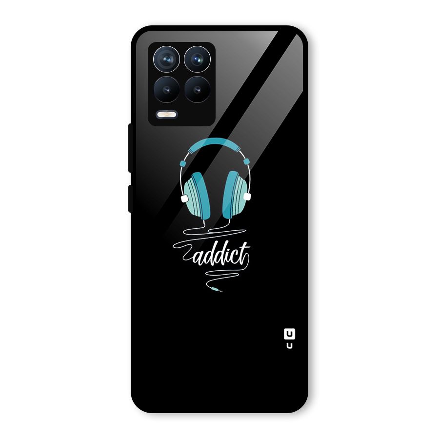Music Addict Glass Back Case for Realme 8 Pro