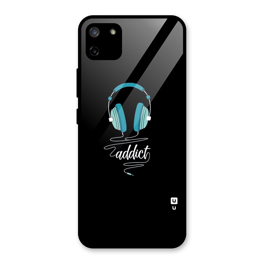 Music Addict Glass Back Case for Realme C11