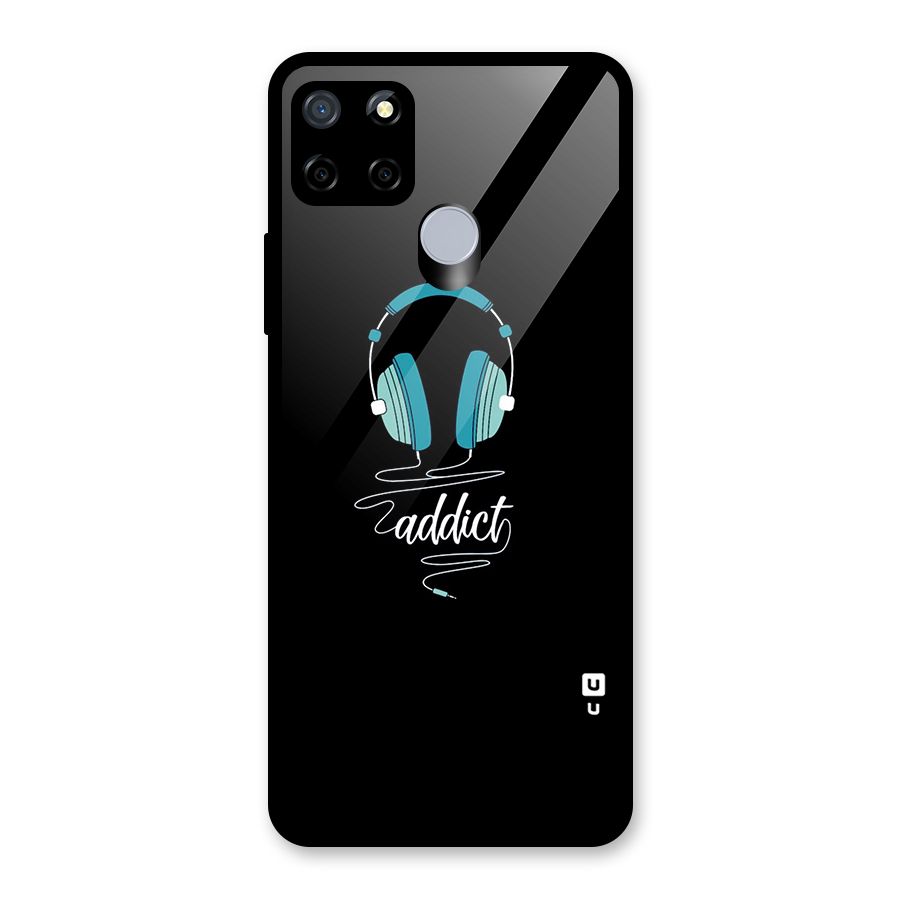 Music Addict Glass Back Case for Realme Narzo 20