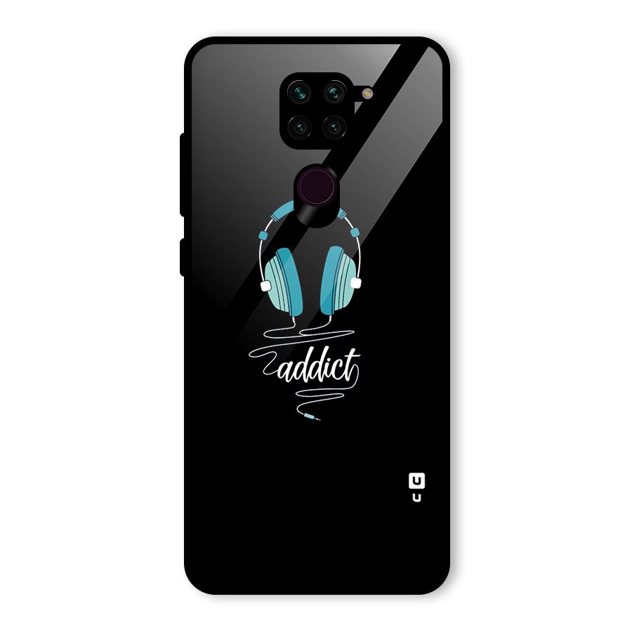 Music Addict Glass Back Case for Redmi Note 9