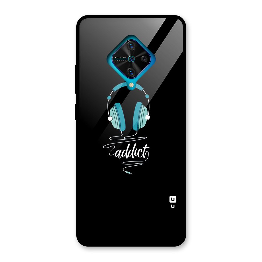 Music Addict Glass Back Case for Vivo S1 Pro