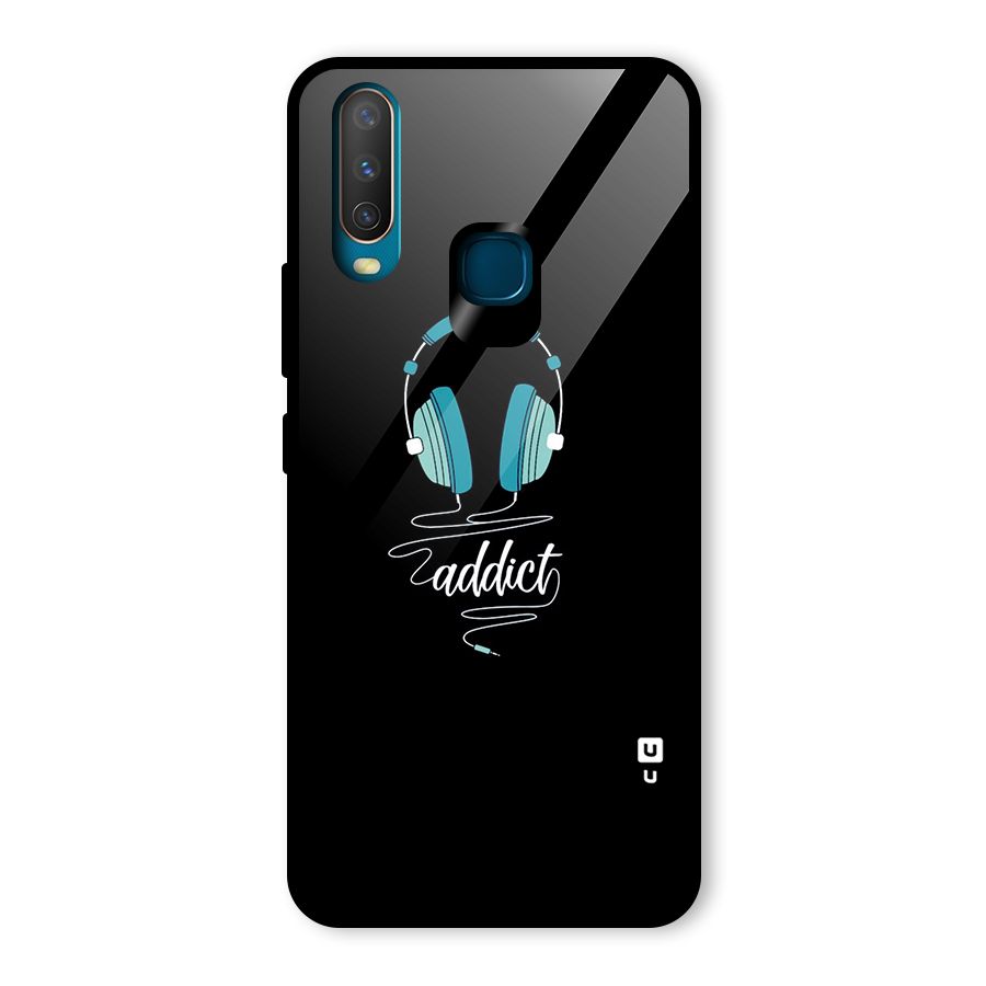 Music Addict Glass Back Case for Vivo U10