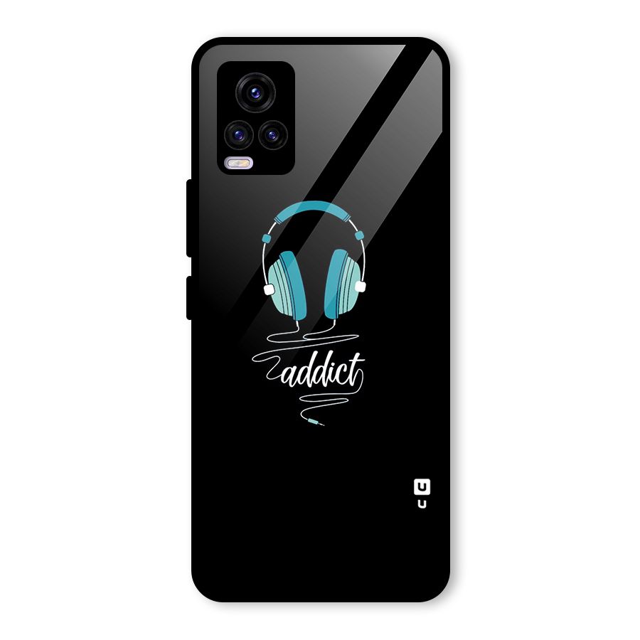 Music Addict Glass Back Case for Vivo V20