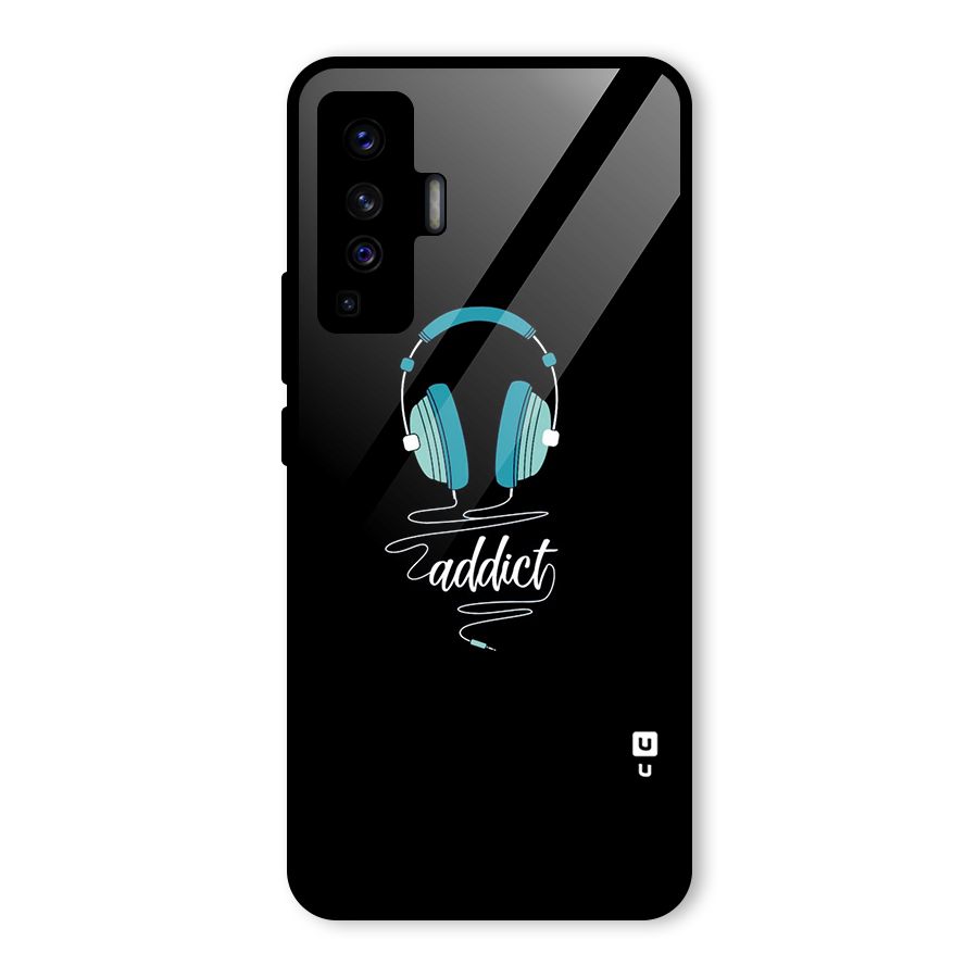 Music Addict Glass Back Case for Vivo X50