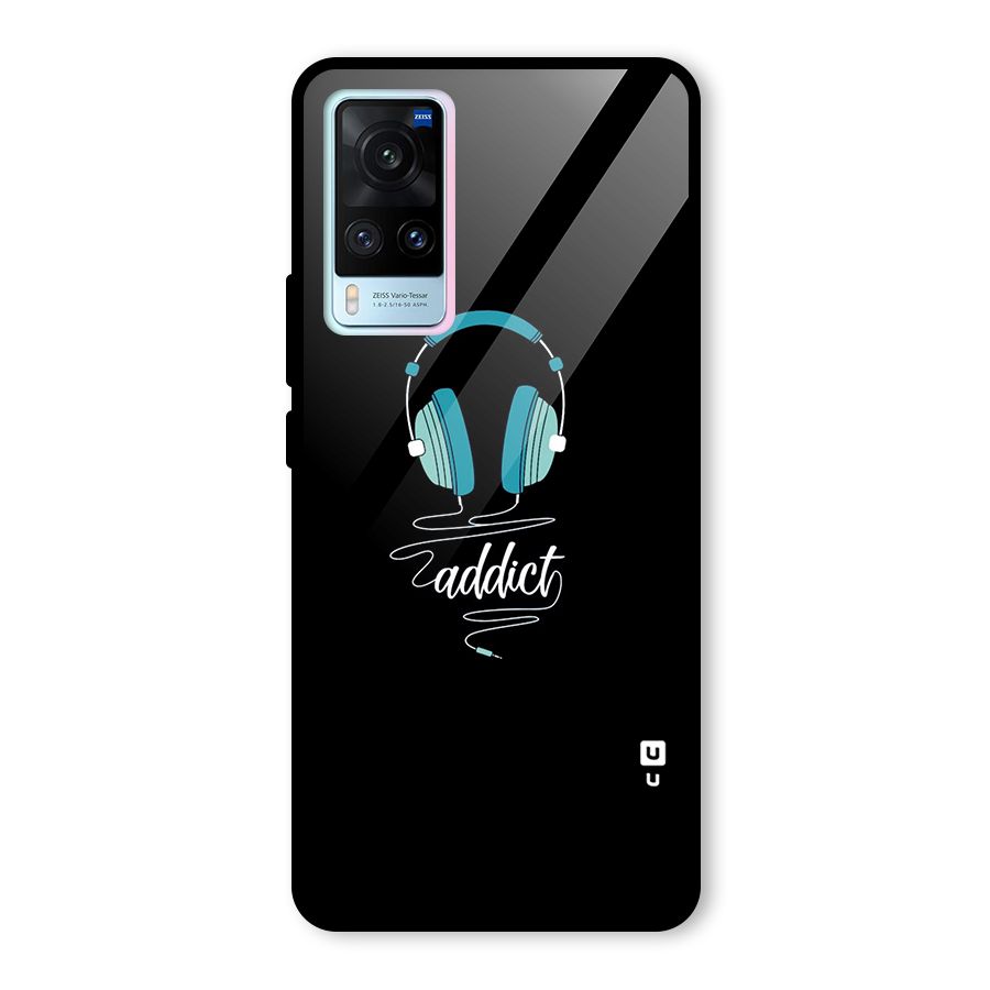 Music Addict Glass Back Case for Vivo X60