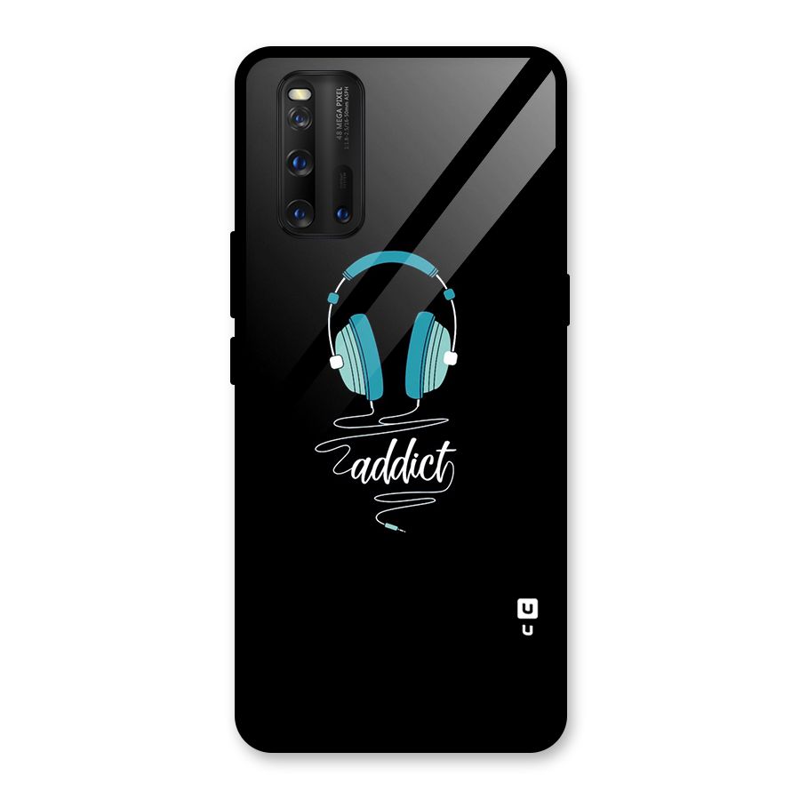 Music Addict Glass Back Case for Vivo iQOO 3