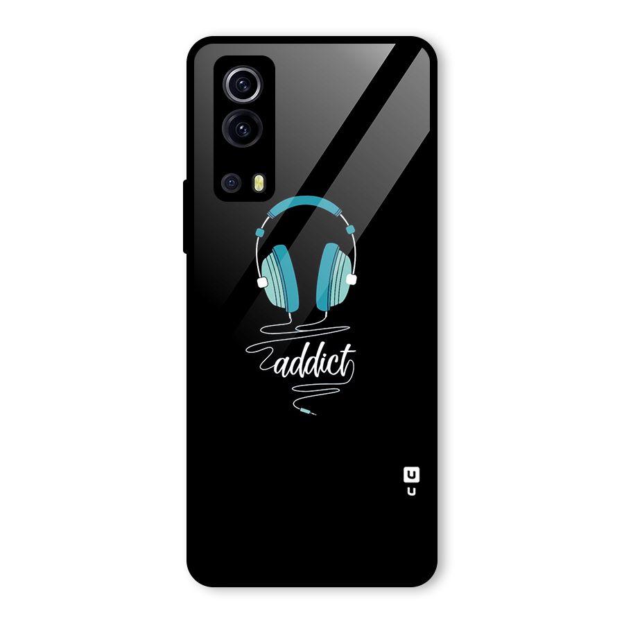 Music Addict Glass Back Case for Vivo iQOO Z3