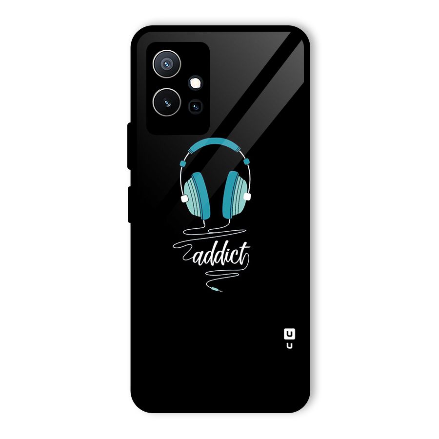 Music Addict Glass Back Case for Vivo iQOO Z6