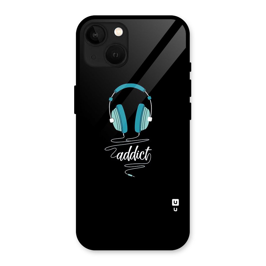 Music Addict Glass Back Case for iPhone 13