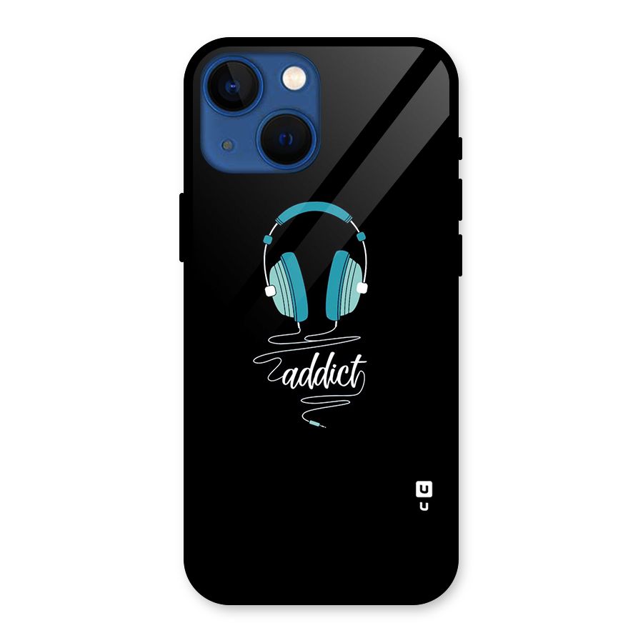 Music Addict Glass Back Case for iPhone 13 Mini