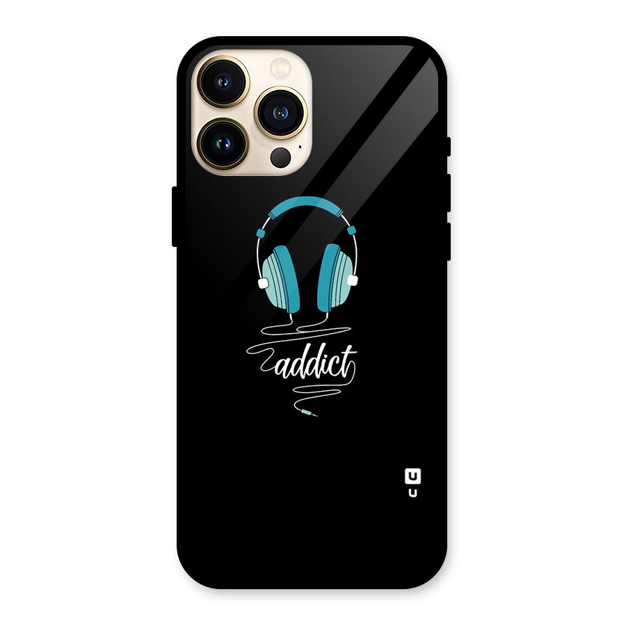 Music Addict Glass Back Case for iPhone 13 Pro Max
