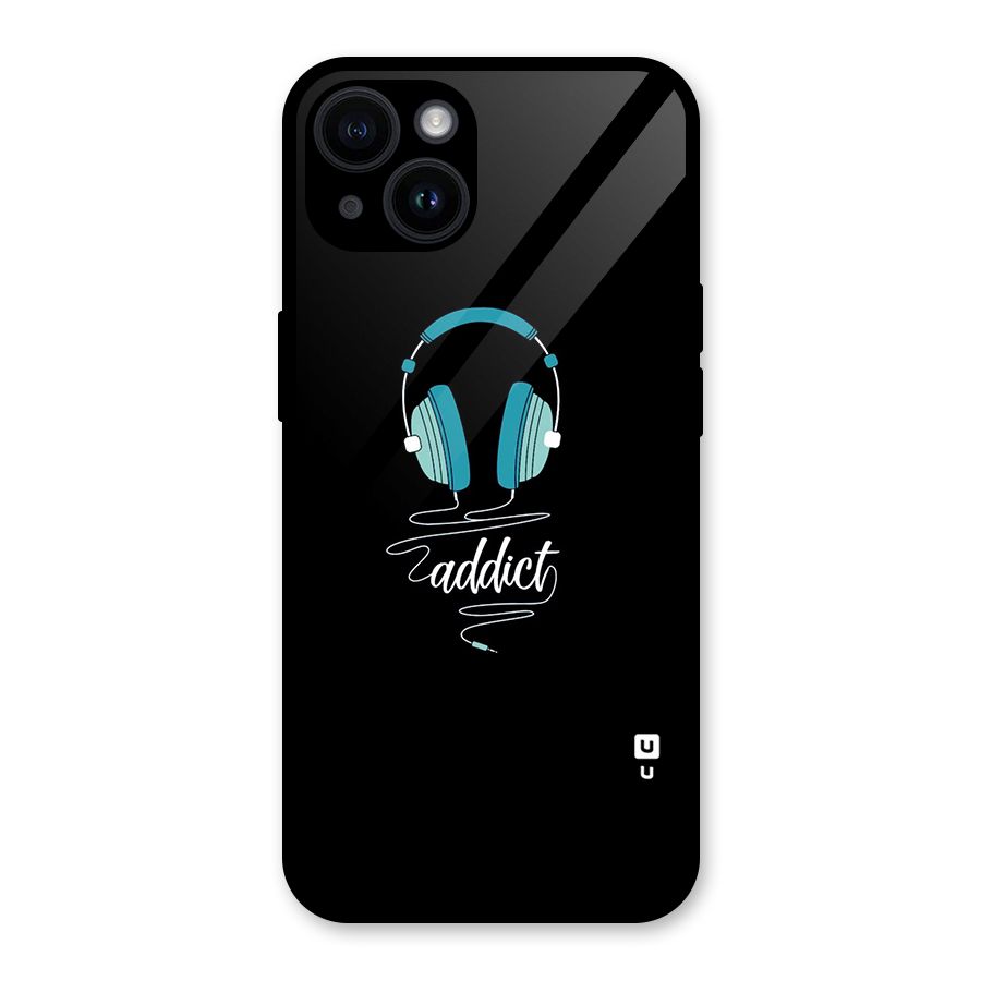 Music Addict Glass Back Case for iPhone 14