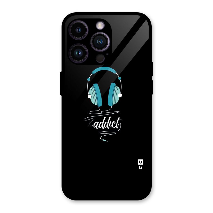 Music Addict Glass Back Case for iPhone 14 Pro Max