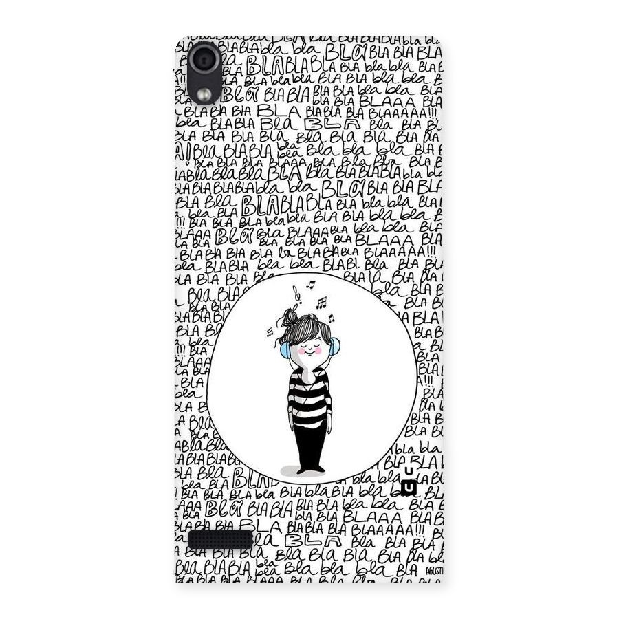 Music And Bla Bla Back Case for Ascend P6