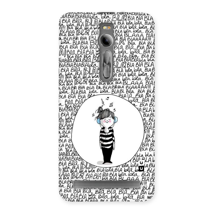 Music And Bla Bla Back Case for Asus Zenfone 2
