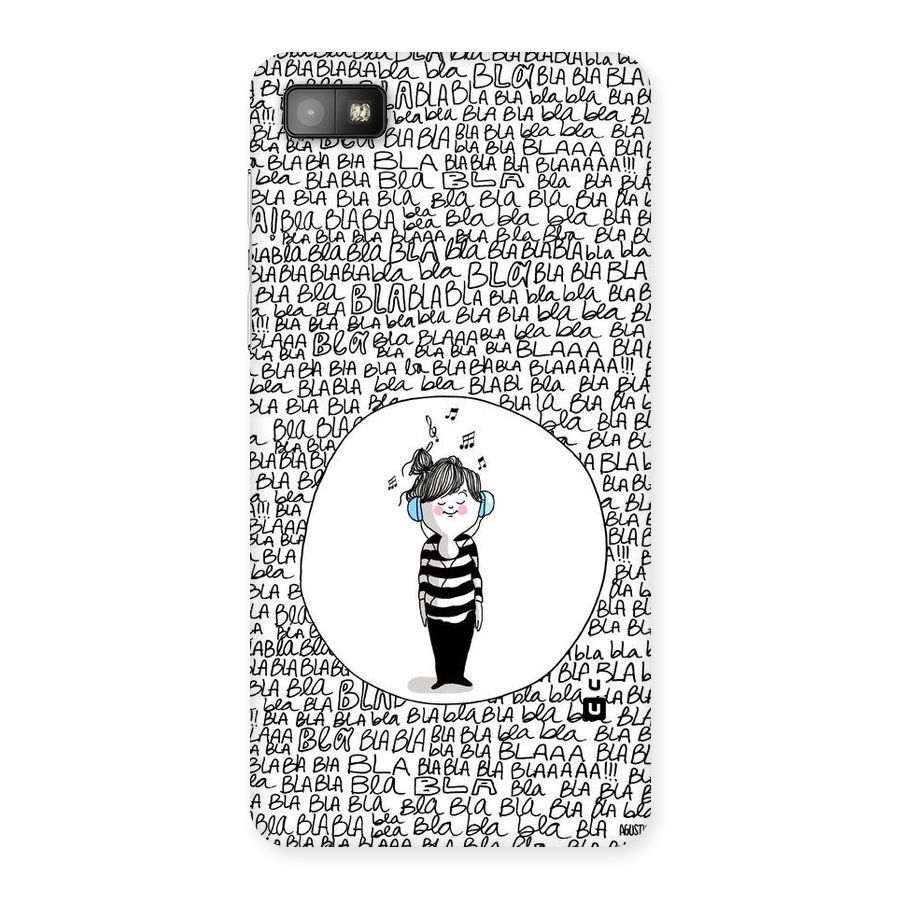 Music And Bla Bla Back Case for Blackberry Z10