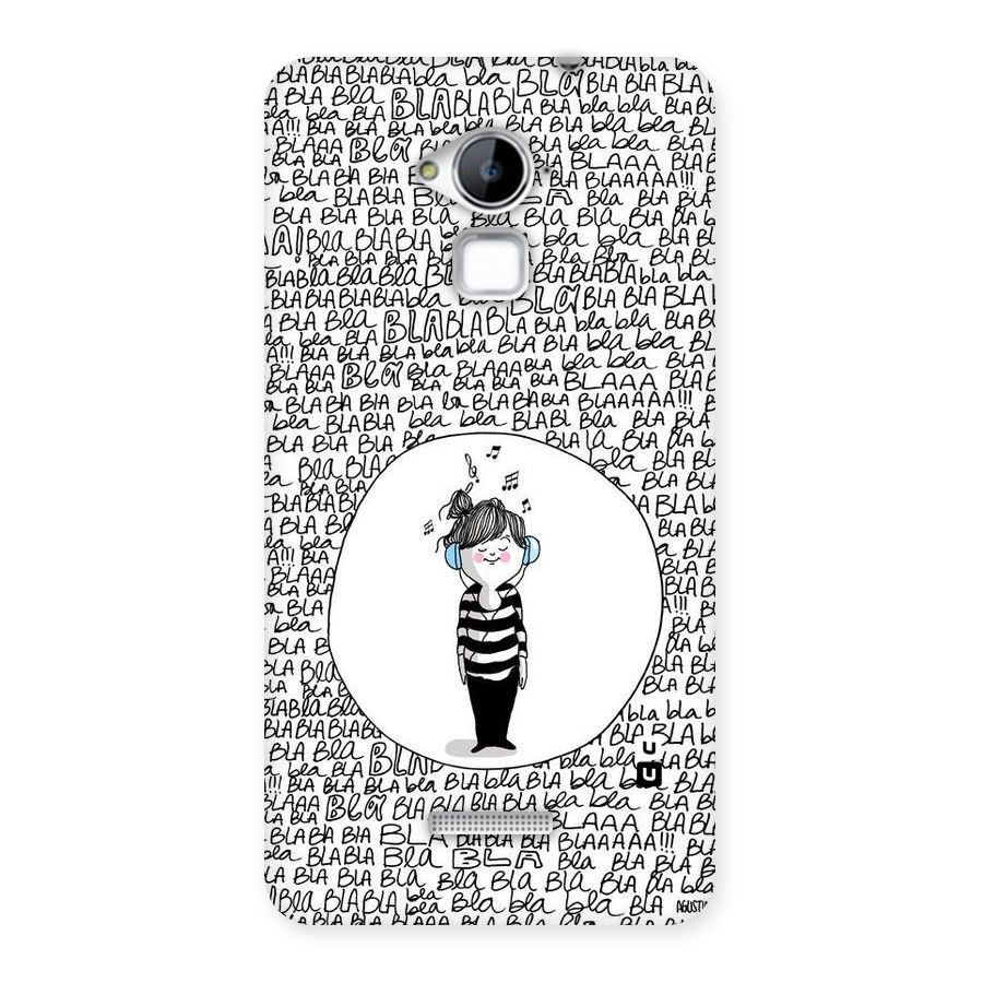 Music And Bla Bla Back Case for Coolpad Note 3