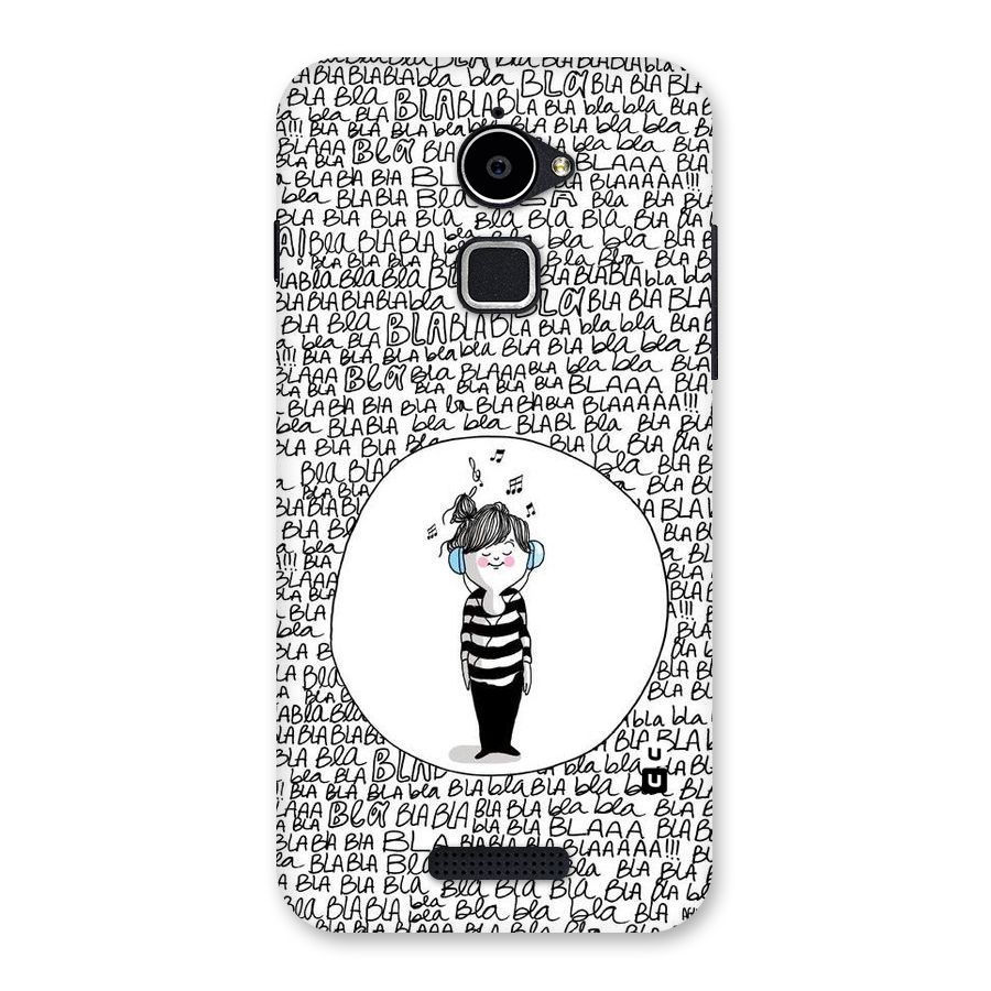 Music And Bla Bla Back Case for Coolpad Note 3 Lite
