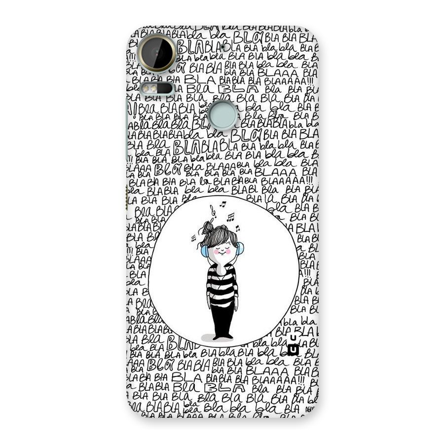 Music And Bla Bla Back Case for Desire 10 Pro