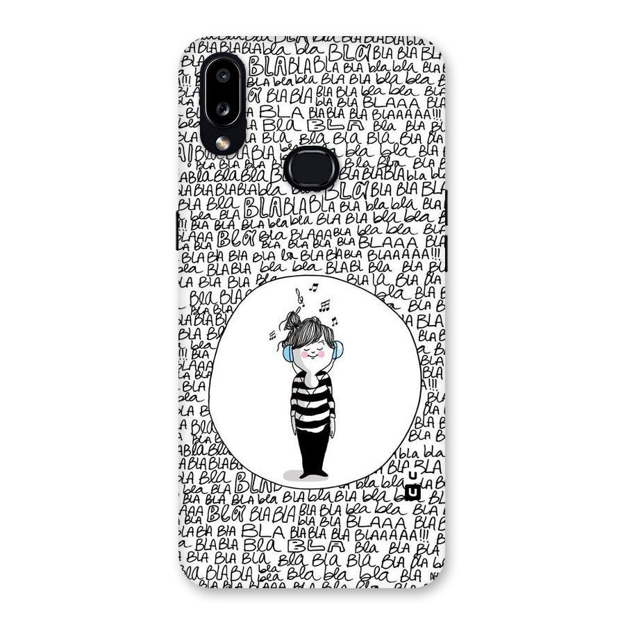 Music And Bla Bla Back Case for Galaxy A10s