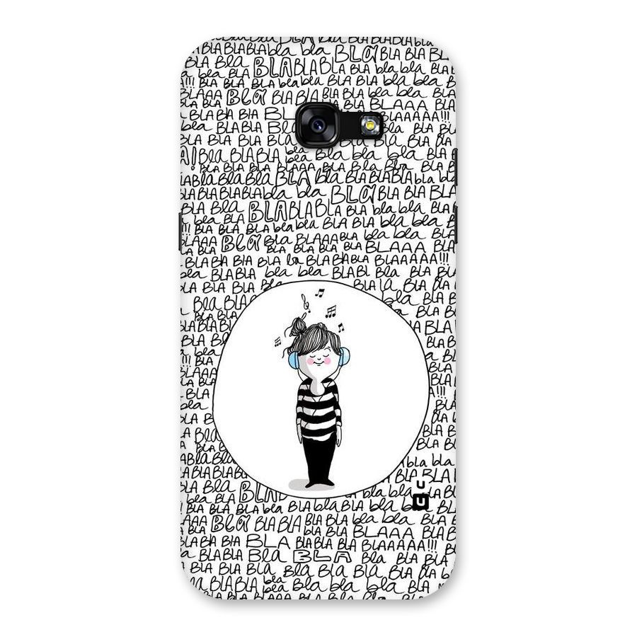 Music And Bla Bla Back Case for Galaxy A5 2017