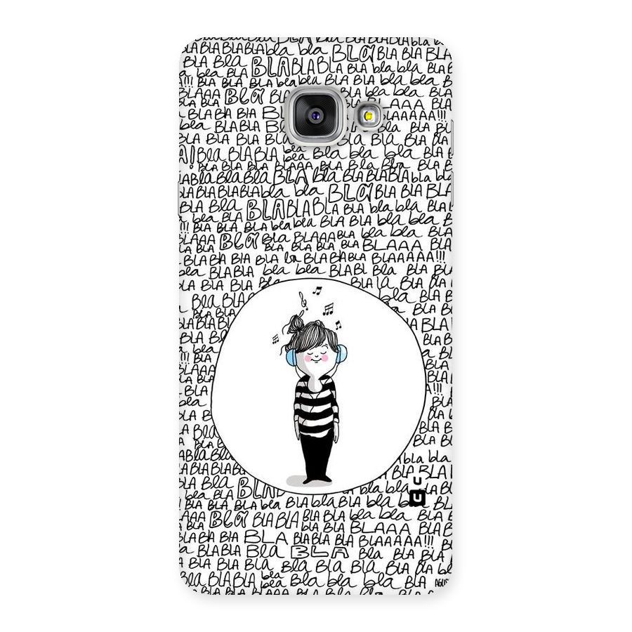 Music And Bla Bla Back Case for Galaxy A7 2016