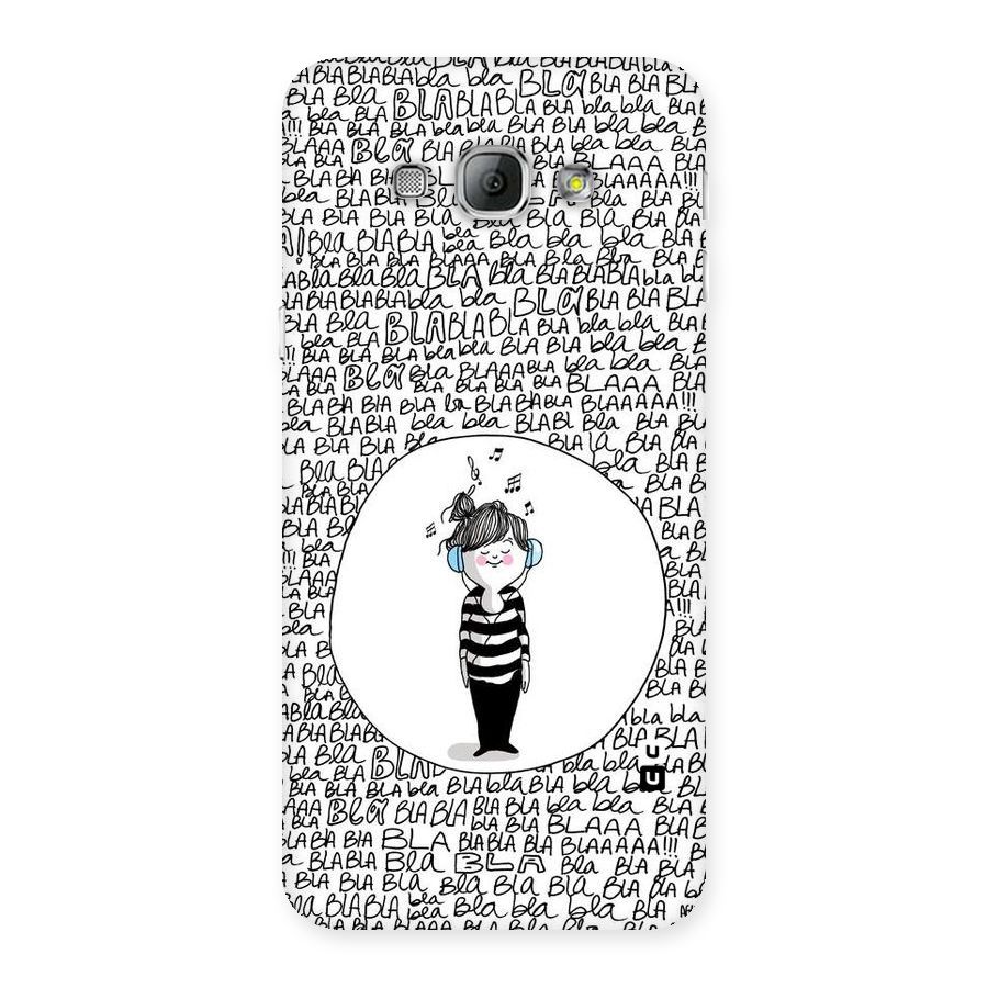 Music And Bla Bla Back Case for Galaxy A8
