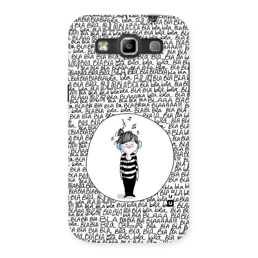 Music And Bla Bla Back Case for Galaxy Grand Quattro