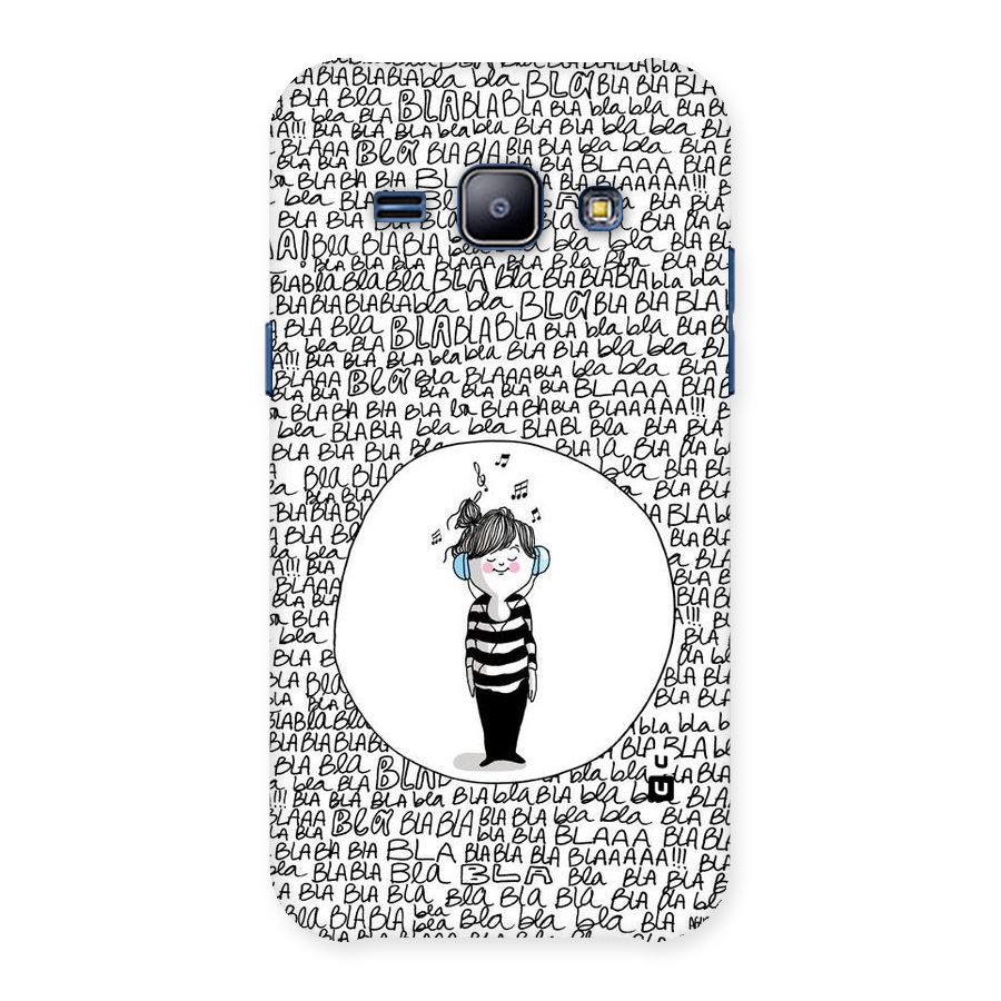 Music And Bla Bla Back Case for Galaxy J1