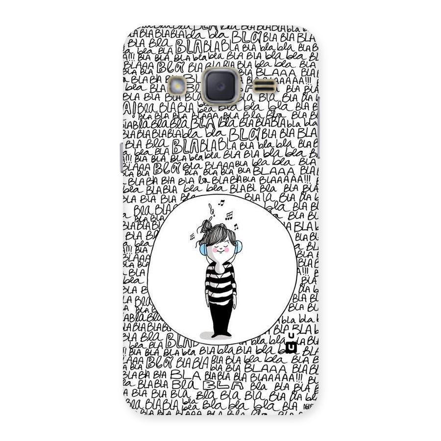 Music And Bla Bla Back Case for Galaxy J2