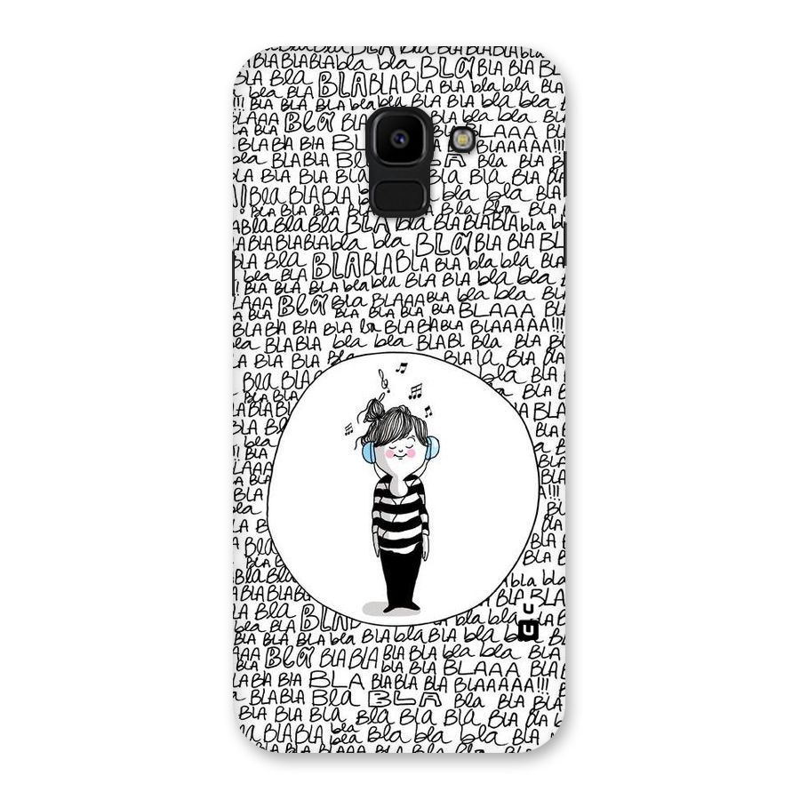 Music And Bla Bla Back Case for Galaxy J6