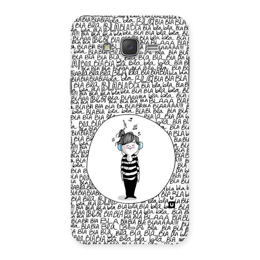 Music And Bla Bla Back Case for Galaxy J7