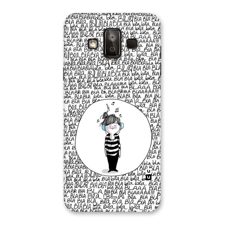 Music And Bla Bla Back Case for Galaxy J7 Duo